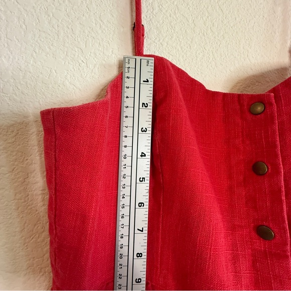 🌺 Cherry Red Cutie! Button-Front Sundress w/ Pockets – Size M🌺Preloved - Picture 8 of 16
